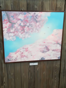 忠彦さんの桜の絵